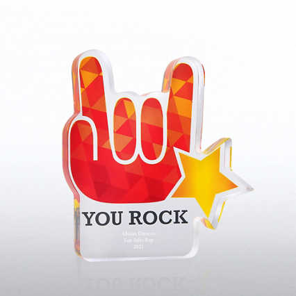 Acrylic Brights Trophy Collection - You Rock